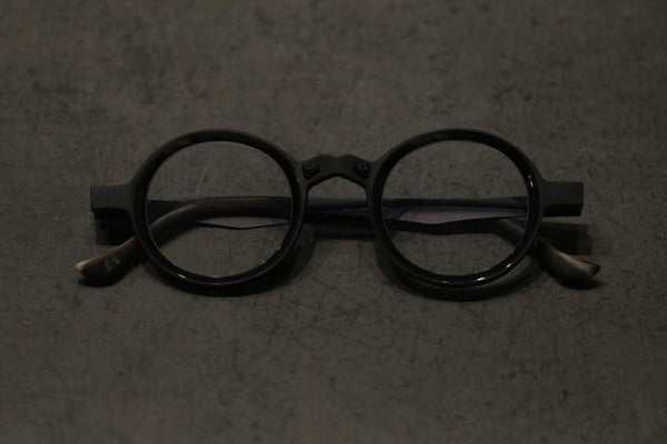 Rigards natural buffalo horn wire cut silver inlaid high degree handmade glasses RG0130SE series collection RG-RG0130SE-HEITM black frame transparent